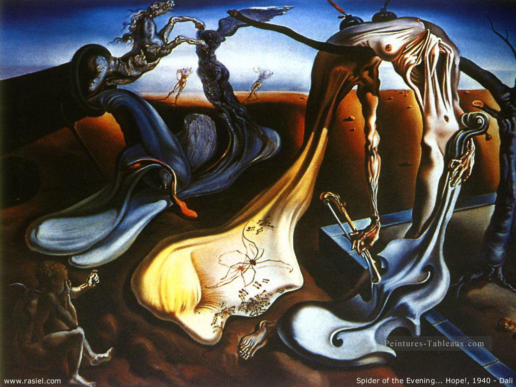 Spider of the evening Hope Salvador Dali Oil Paintings
